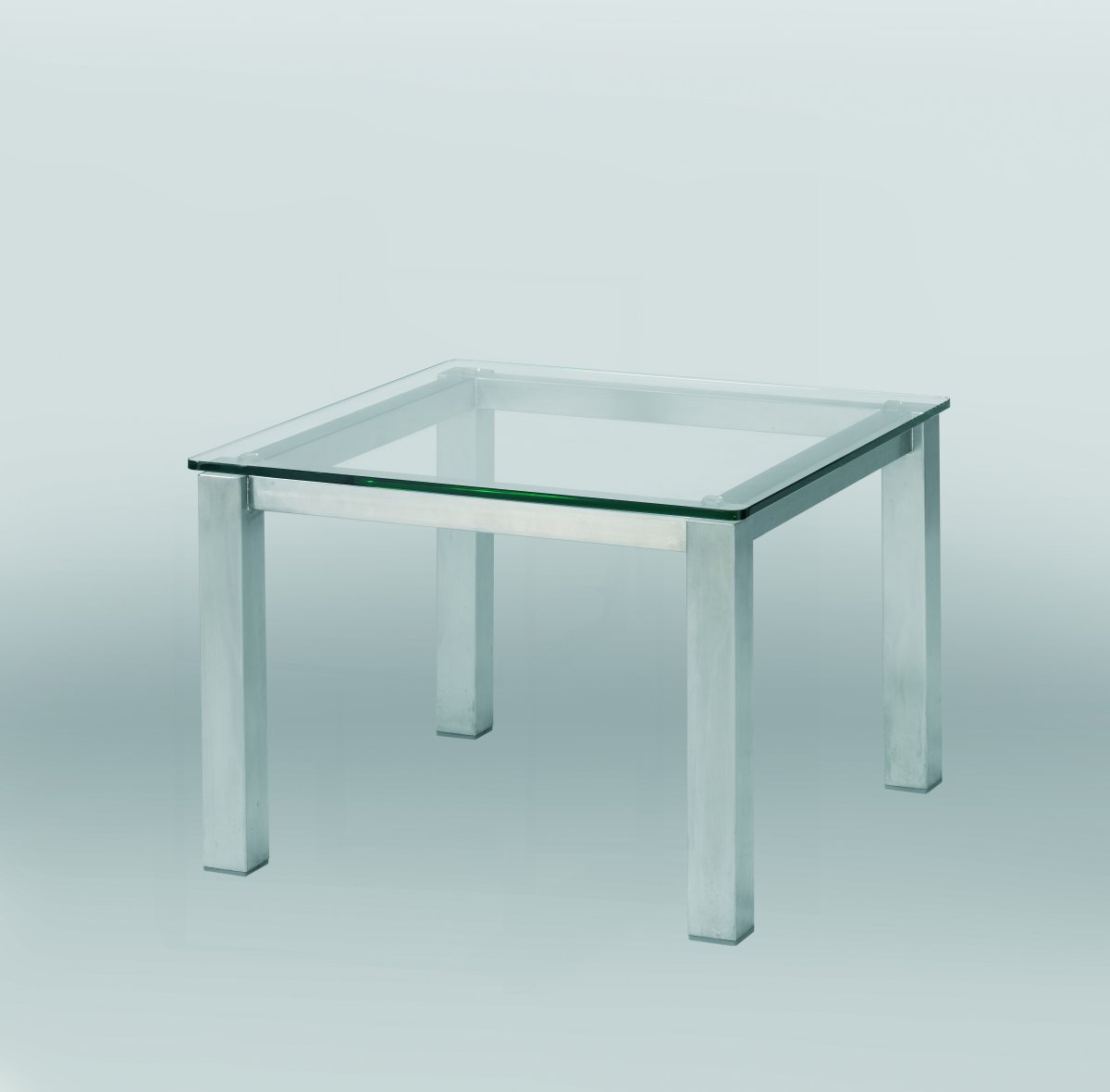 4er Tisch mit Glasplatte